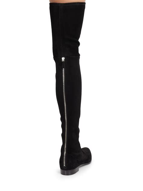 prada over the knee boots suede|prada snakeskin boots.